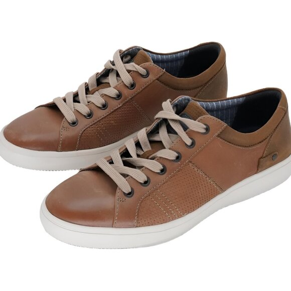 Rockport Men\'s Colle Lace-Up Sneakers Tan US 7.5 W
